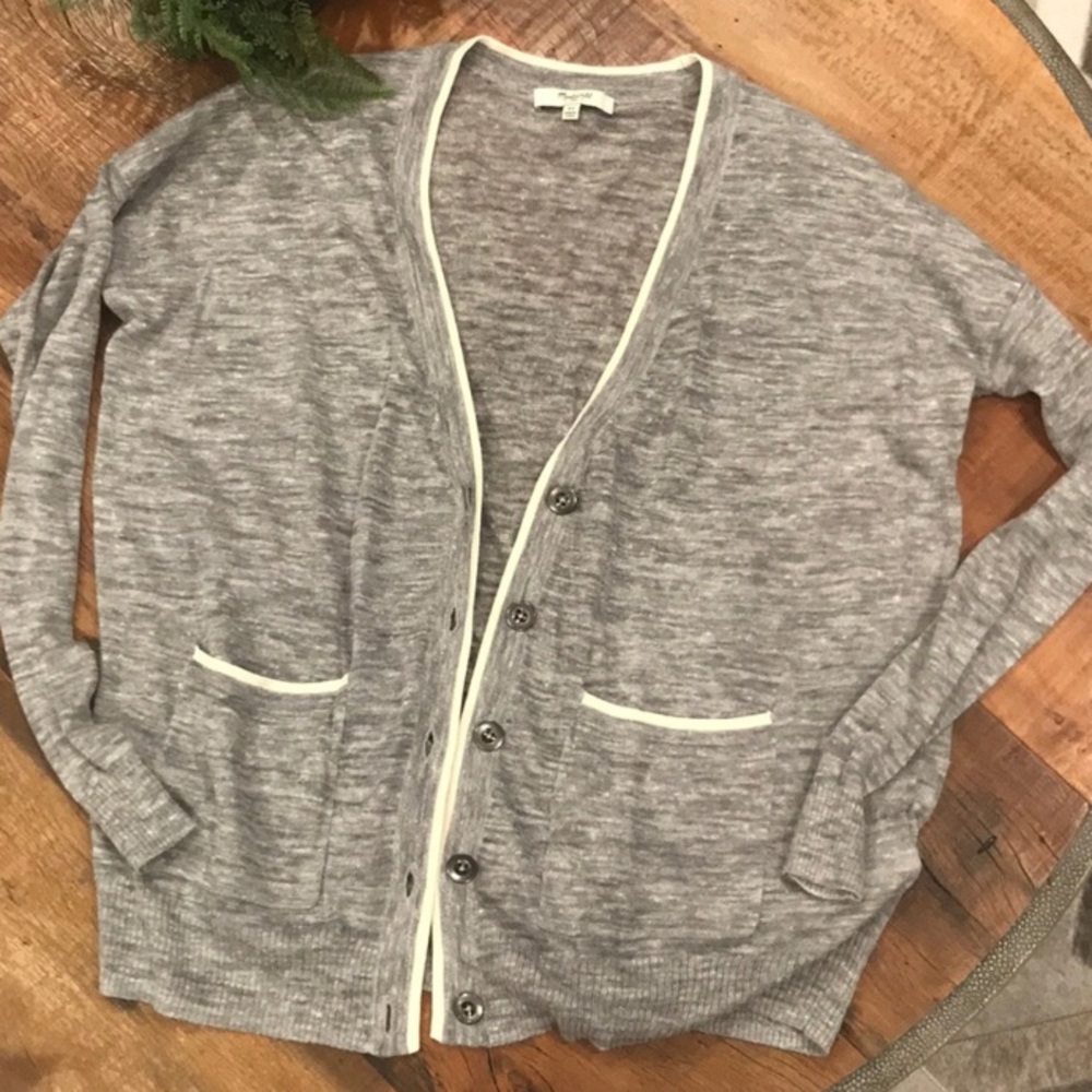 Re-posh Madewell linen cardigan